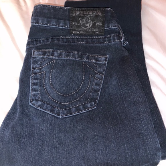 Black True Religion Jeans Women - Picture 1 of 4